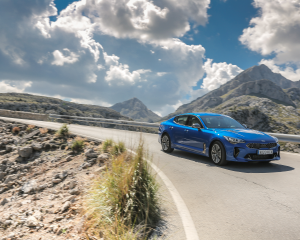 Kia Stinger blue dynamic  (26)